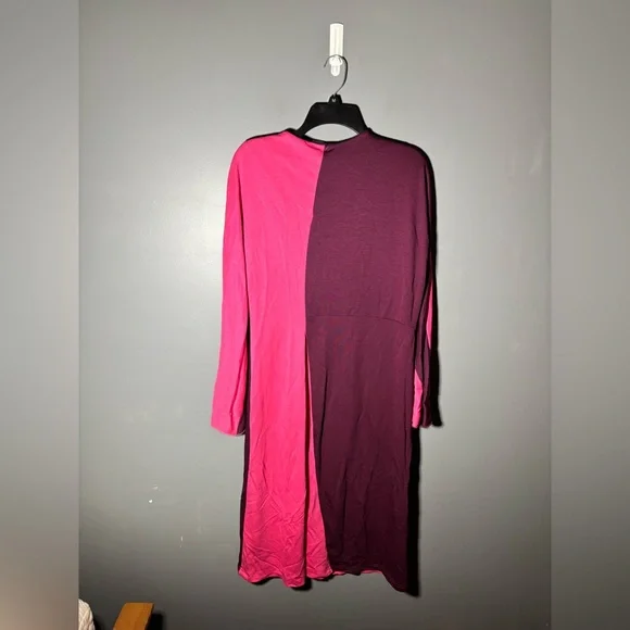 COS Paneled Jersey Maxi Dress Womens Size Large - Picture 3 of 5